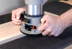 Non Slip Black Router Mat