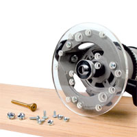 Router Base Plate With Centering Pin